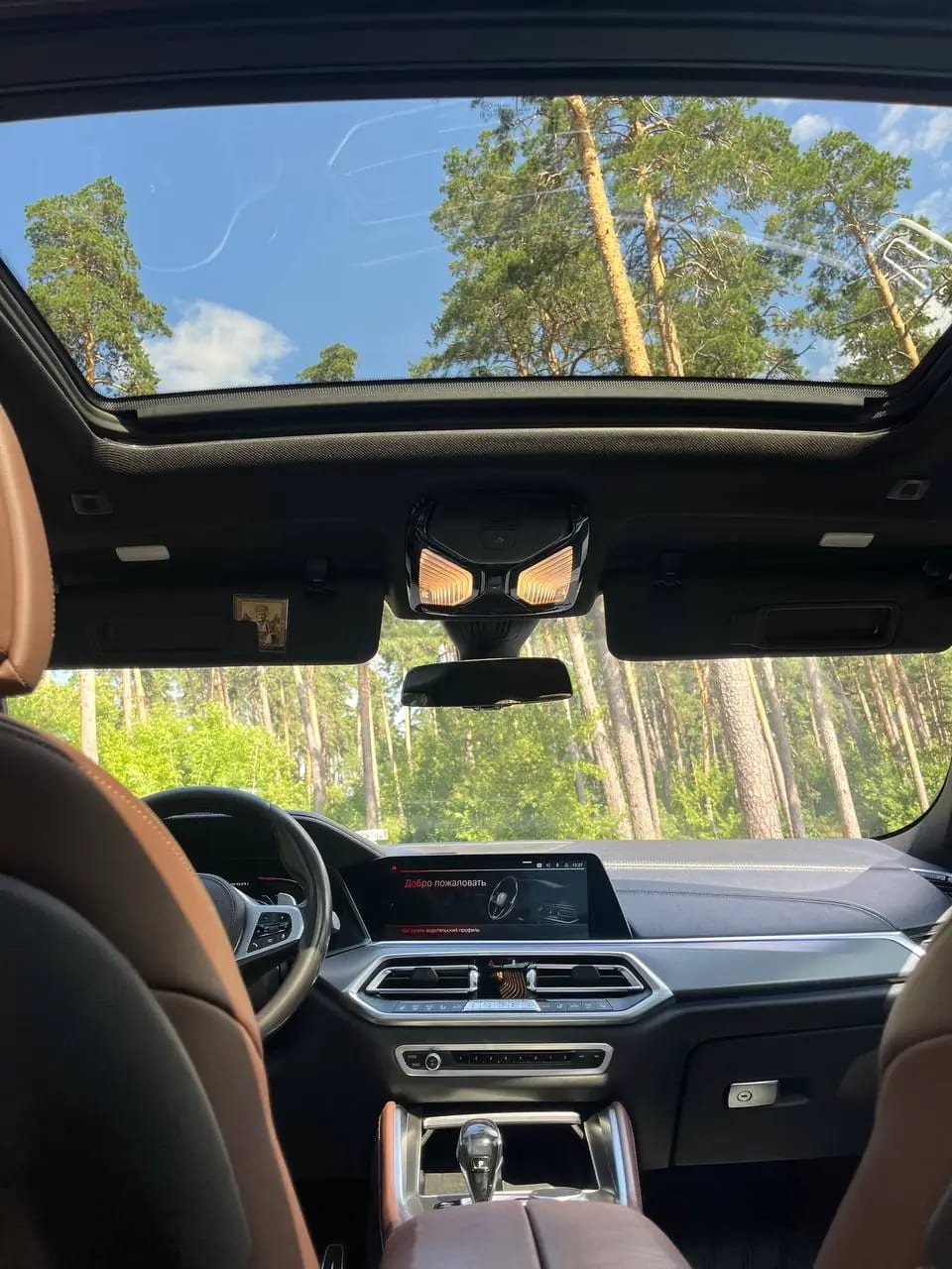 Панорамная крыша BMW X6M 2021 года
