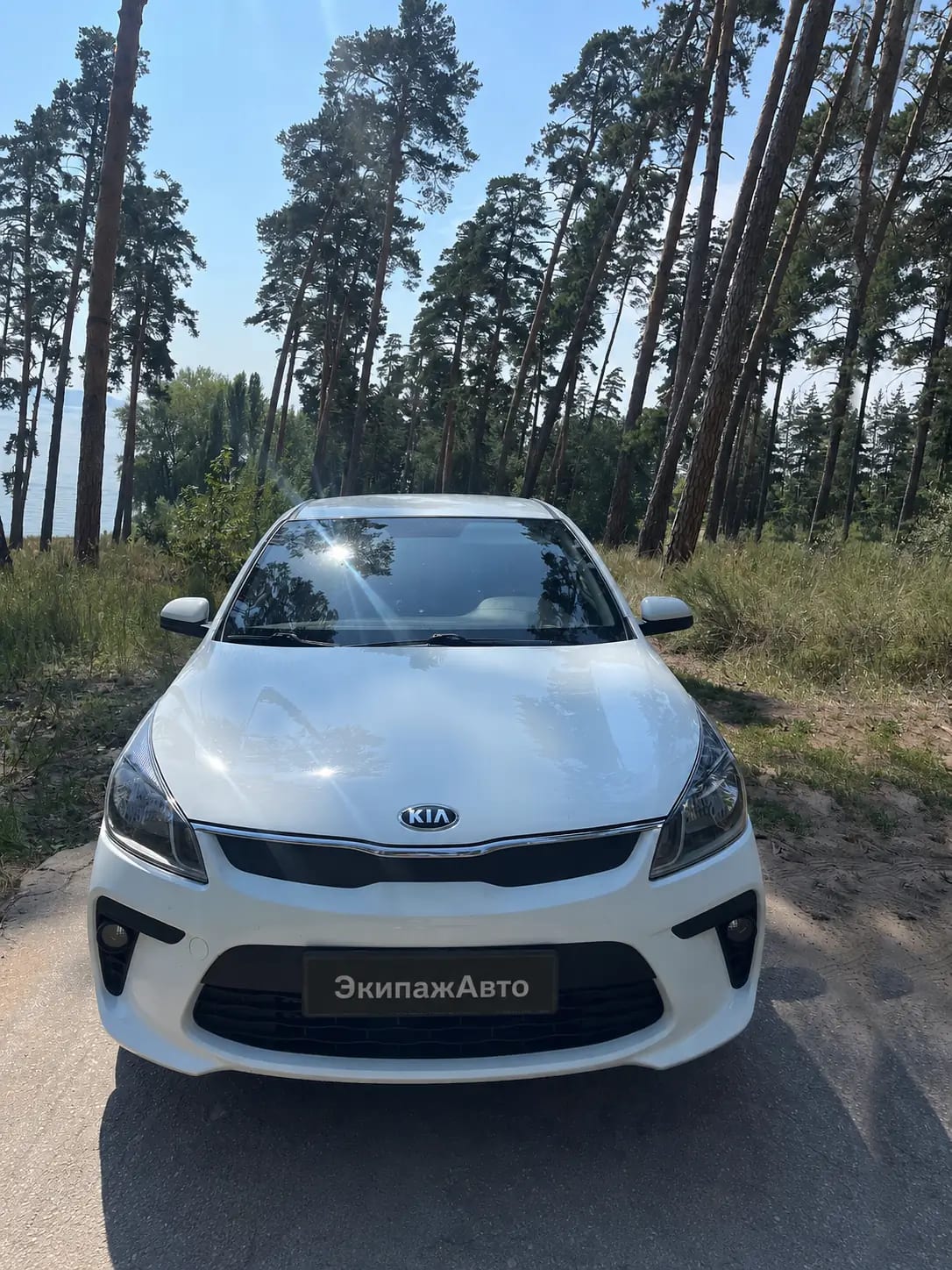 Kia Rio 2020 года, вид спереди