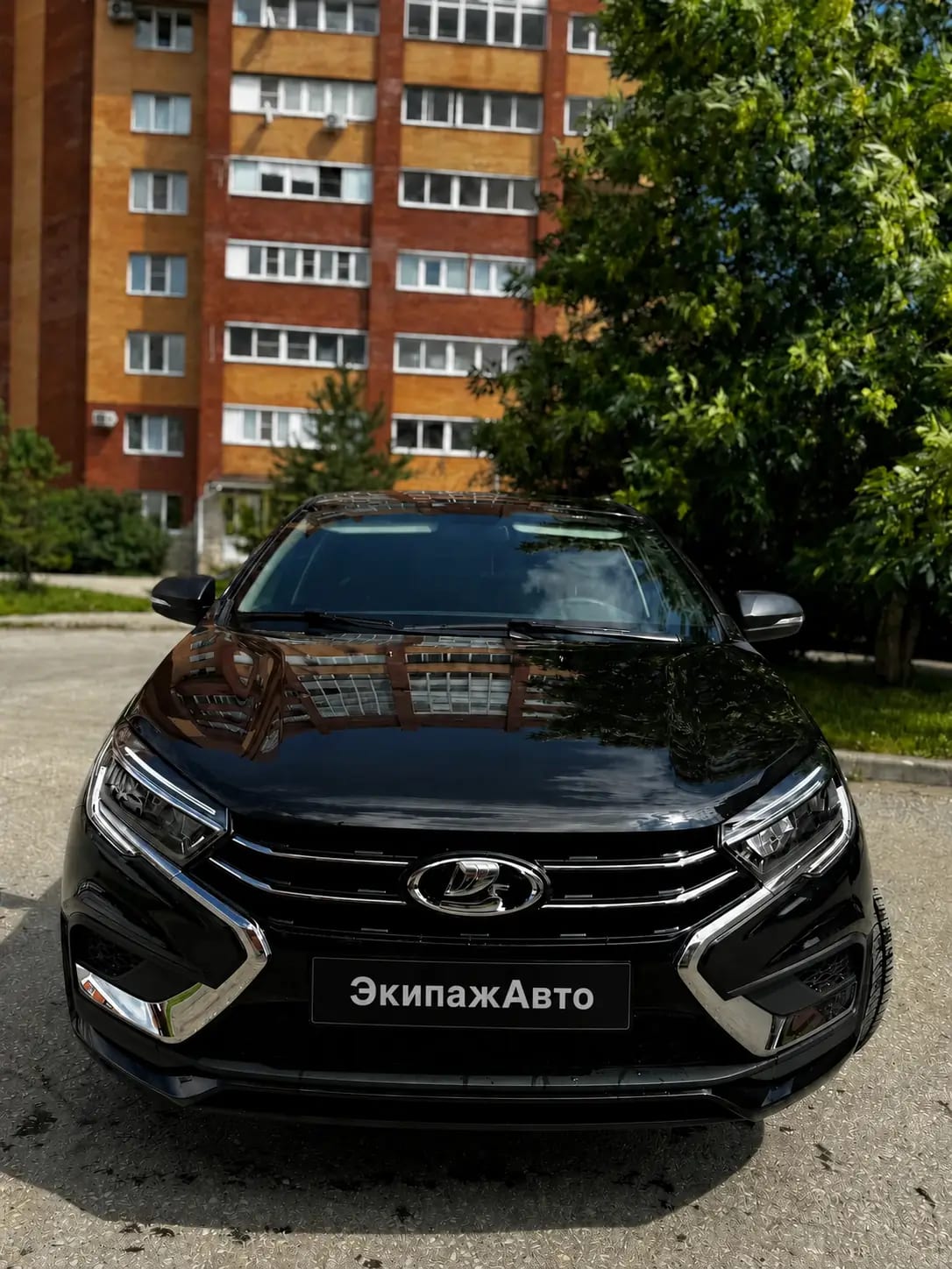 Lada Vesta 2025 года, вид спереди